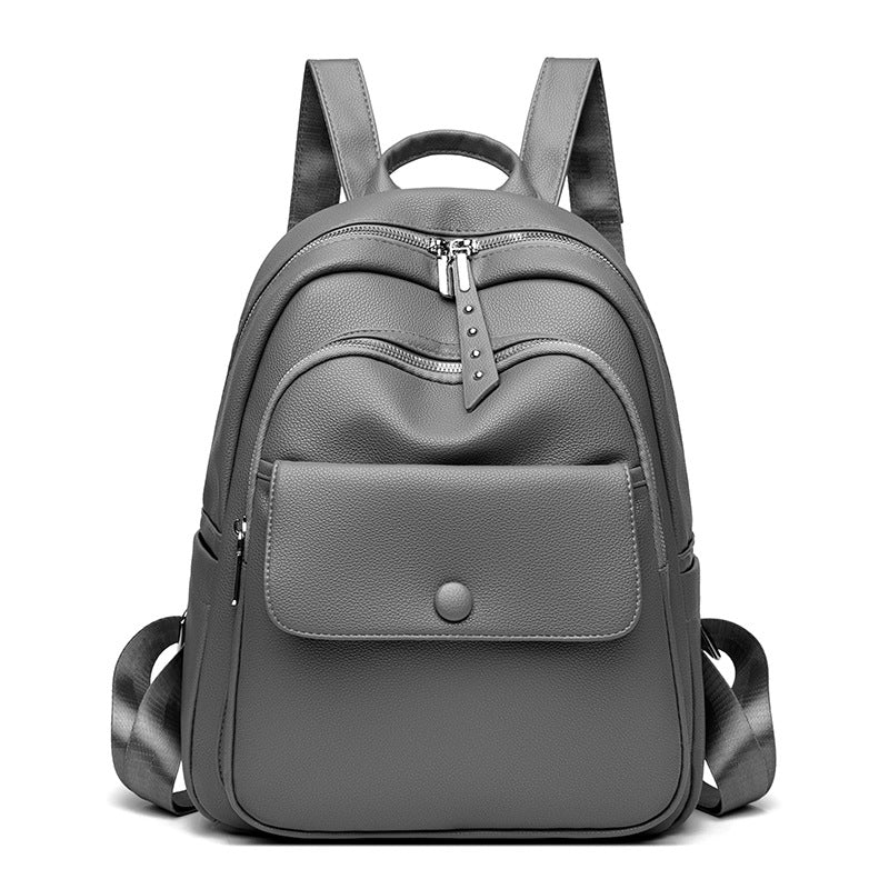 Women's Mummy Soft Leather Fashion Simple Comfortable Backpacks
