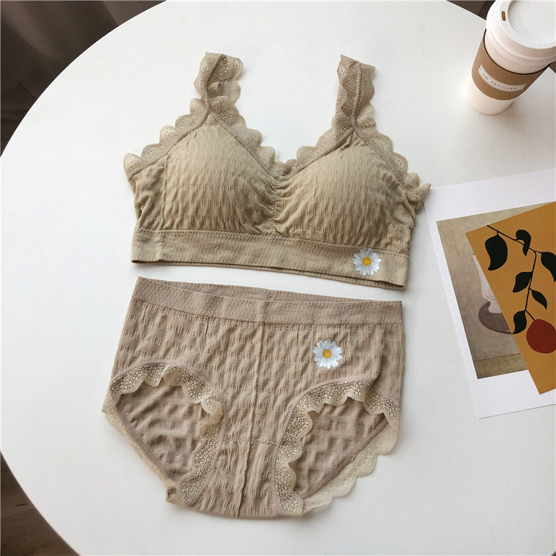 Women's Daisy Vitamin Suit Lace Push Up Lingerie Sets