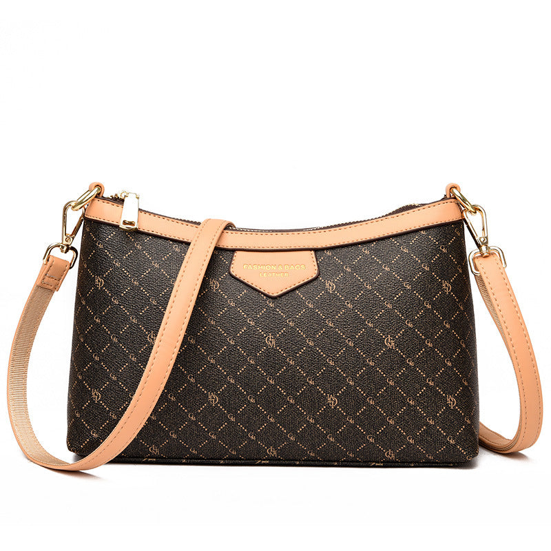 Women's Niche High-grade Printed Fashion Pouches Underarm Bags