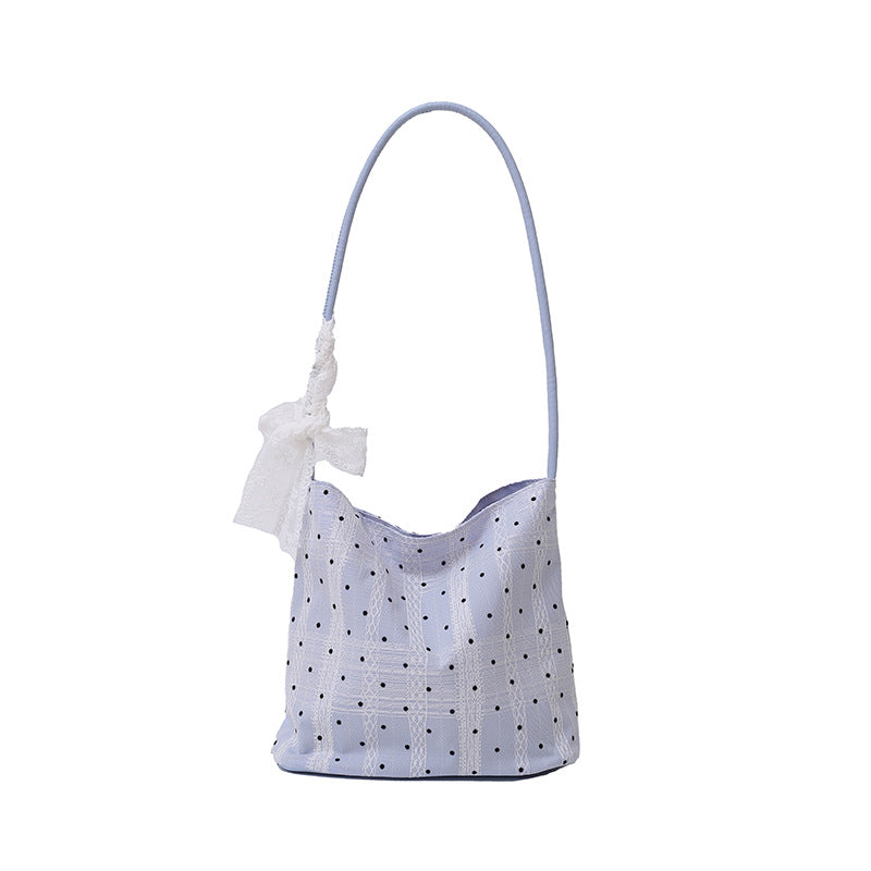 Women's Super Popular Niche Polka Dot Western Shoulder Bags