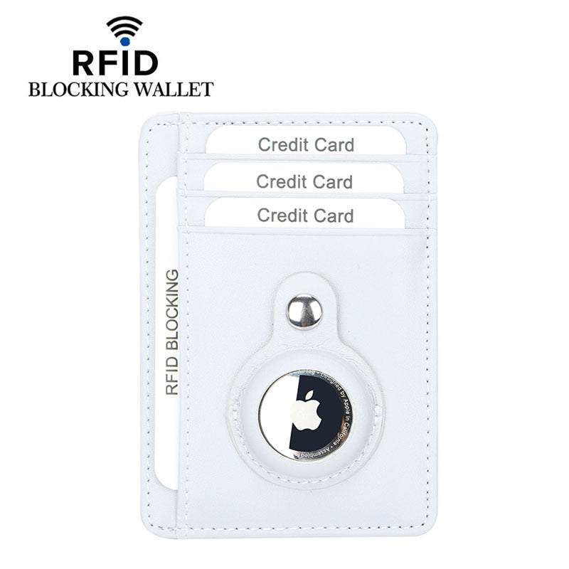Women's Tracker Male Cowhide Carbon Fiber Pattern Card Holder