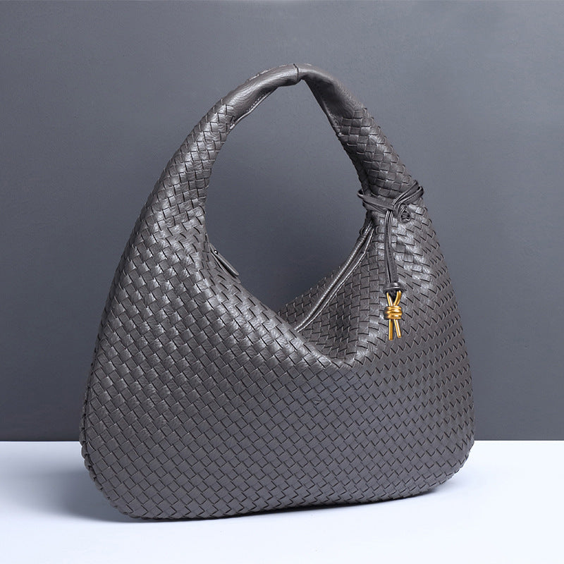 Women's Woven Trendy Large Capacity Korean Style Handbags