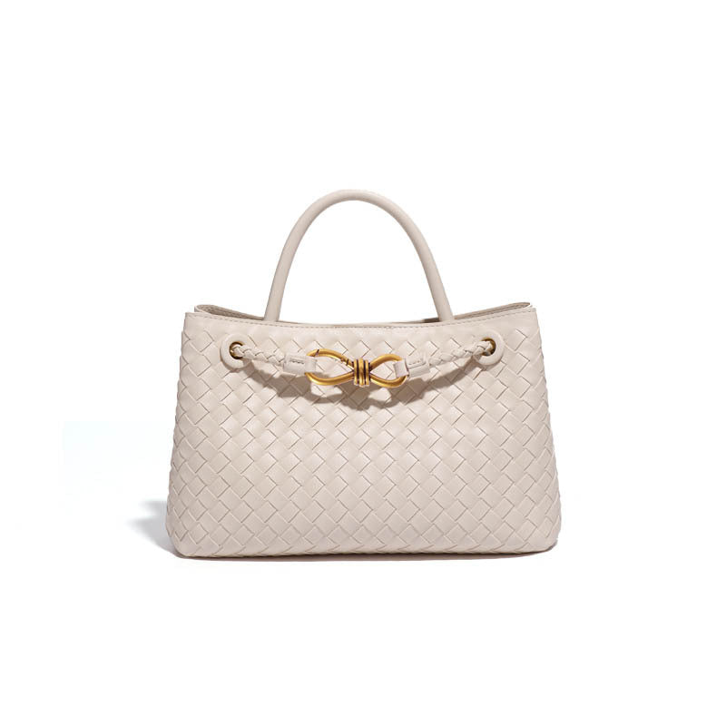 Women's Fashion Horizontal Hand-woven Large Capacity Commuter Bags