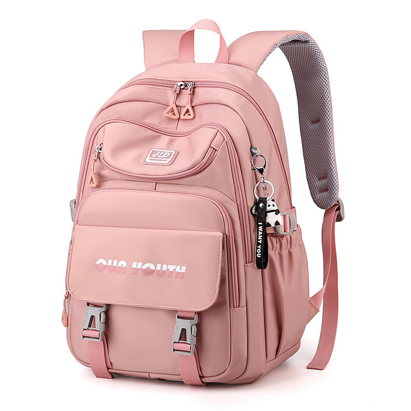 Junior's Female College Spine Protection Burden Reduction Large Backpacks