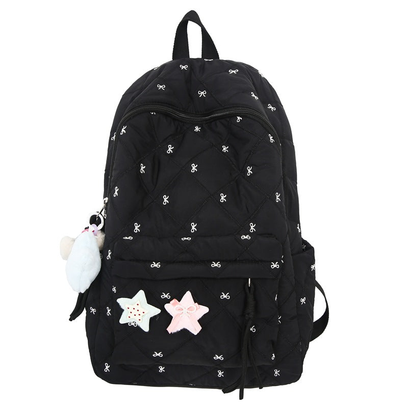 Good-looking Female Korean College Class Commuter Simple Versatile Backpacks