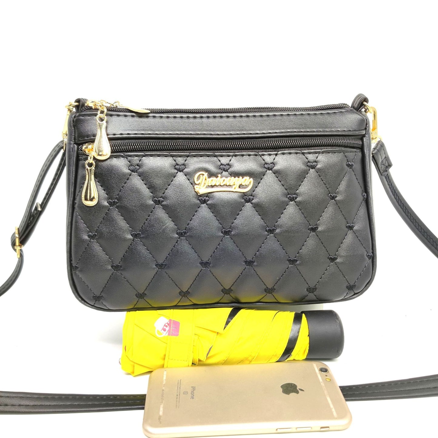 Women's Double Layer Embroidered Fashion Mom Shoulder Bags