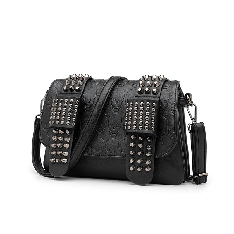 Women's Beautiful Stylish Tide Rivet Skull Bags