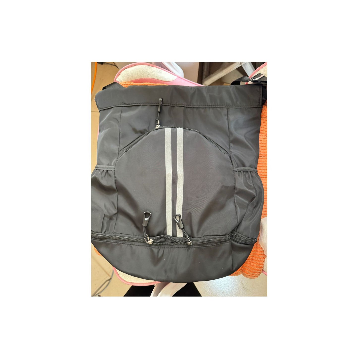 Versatile Classic Fashion Striped Drawstring Leisure Backpacks