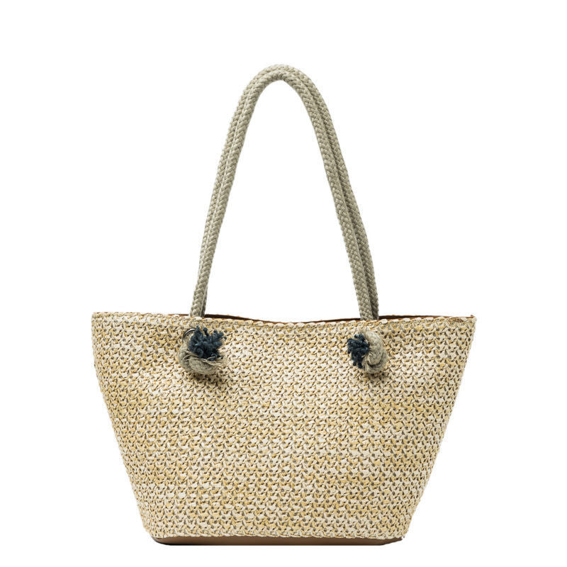 Women's Straw Korean Woven Large Capacity Holiday Crossbody Bags