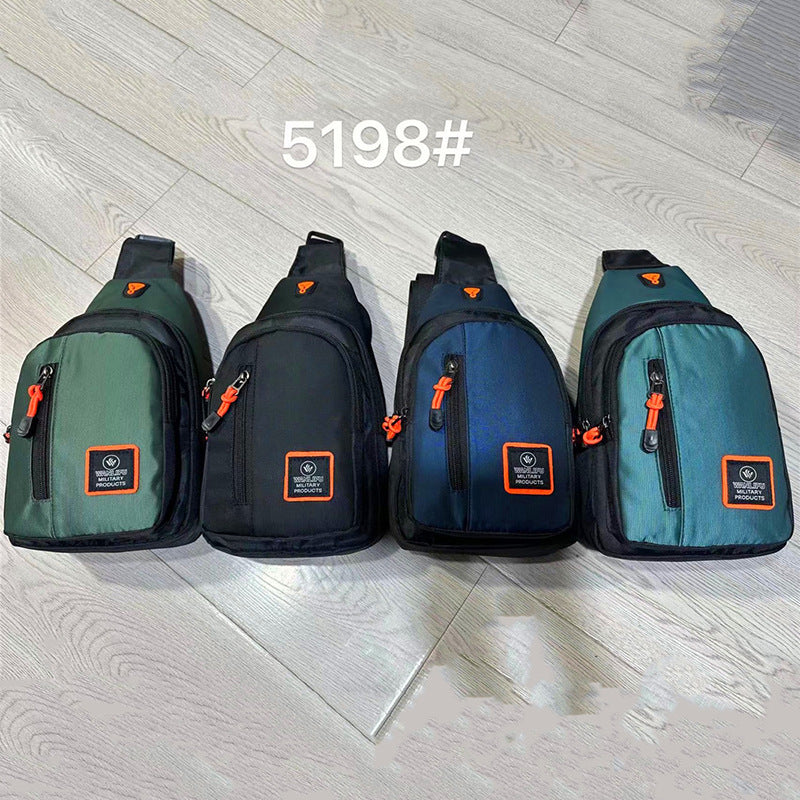 Men's January Oxford Water-repellent Cloth Fashion Men's Chest Bags