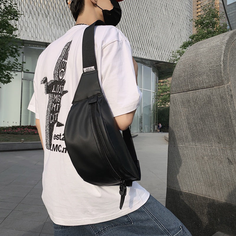 Trendy Men's Retro Simple Lightweight Exercise Men's Chest Bags