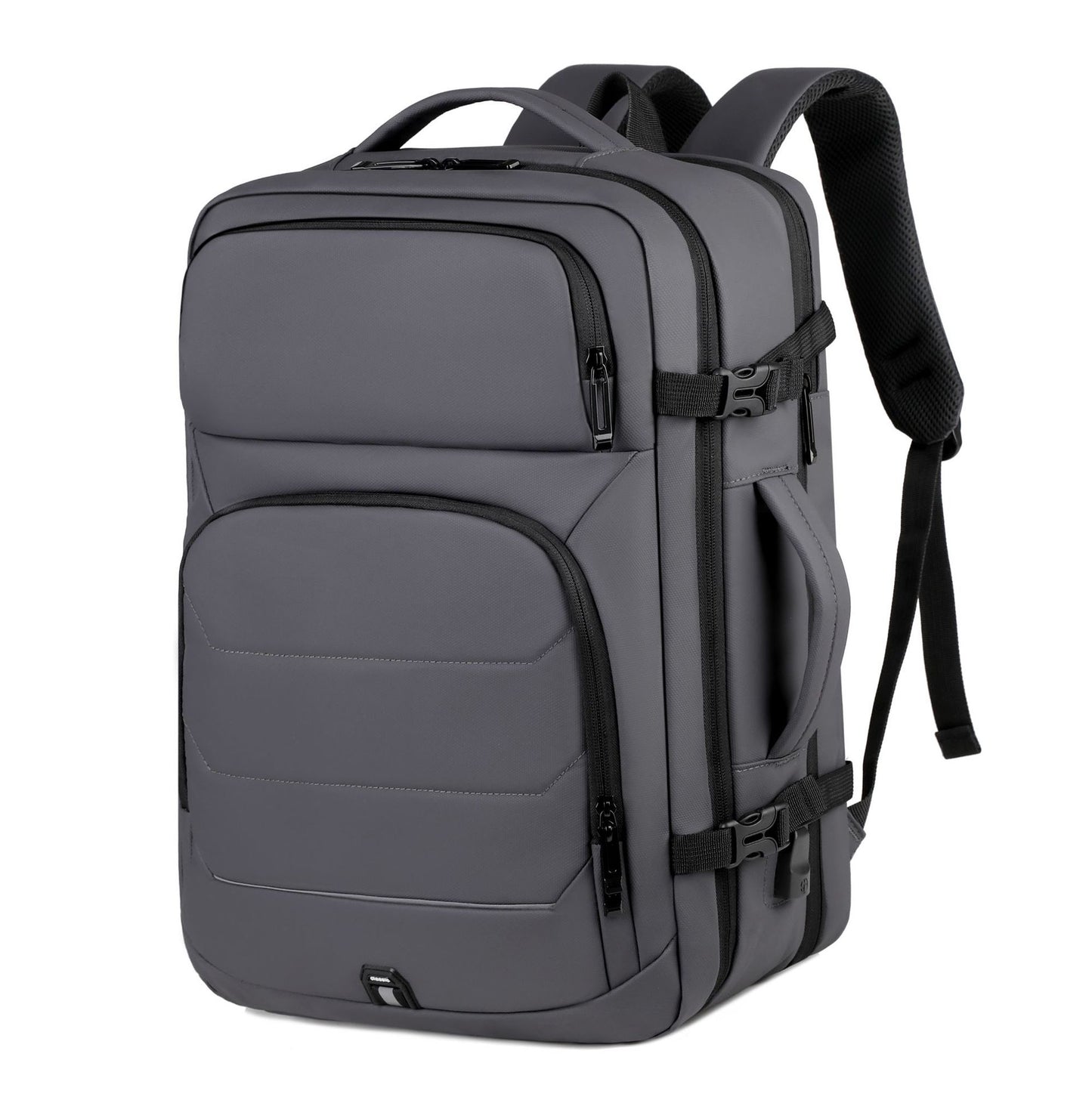 Men's Large Capacity Expansion Reflective Business Commute Backpacks