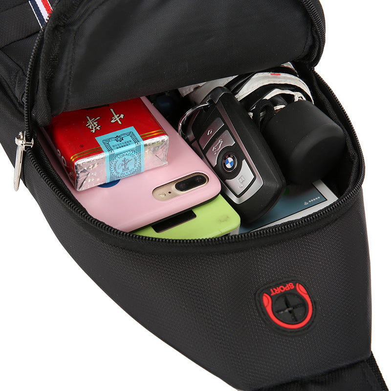 Men's Leisure Oxford Cloth Cross Body Tide Men's Chest Bags