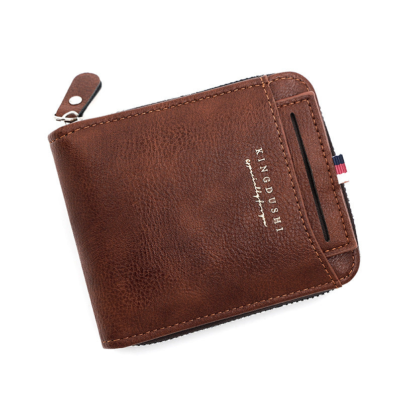 Men's Short With Chain Fashion Car Drawing Men's Wallets