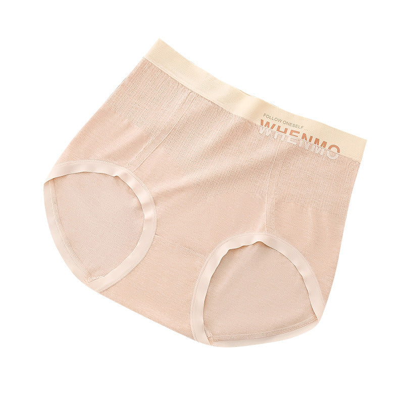 Women's Jin Middle Seamless Bodybuilding Stylish Textured National Style Panties