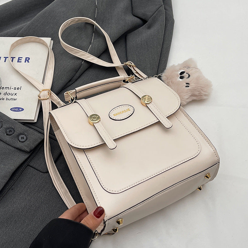Popular Retro Textured Female Single Portable Backpacks