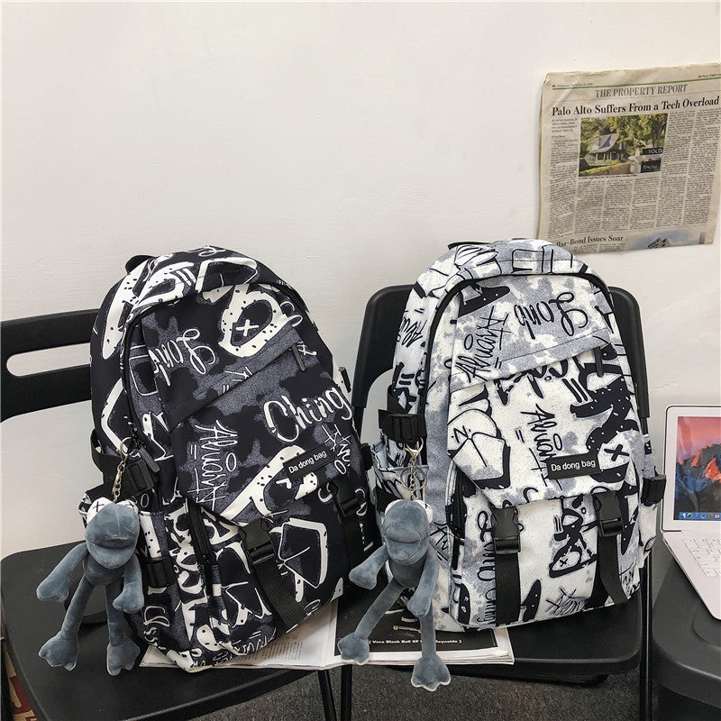 Male College Large Capacity High Junior Fashion Backpacks