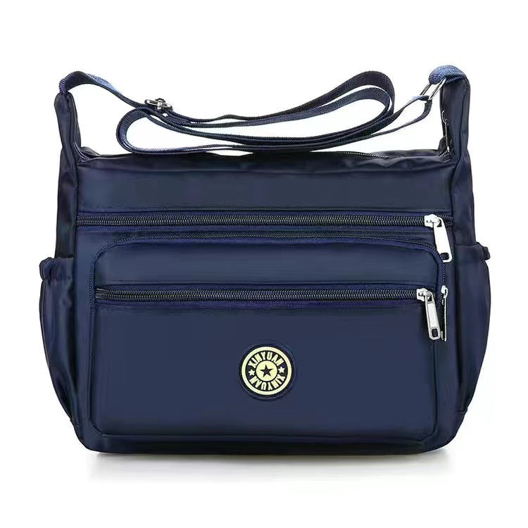 Women's Oxford Stall Large Capacity Leisure Flower Crossbody Bags