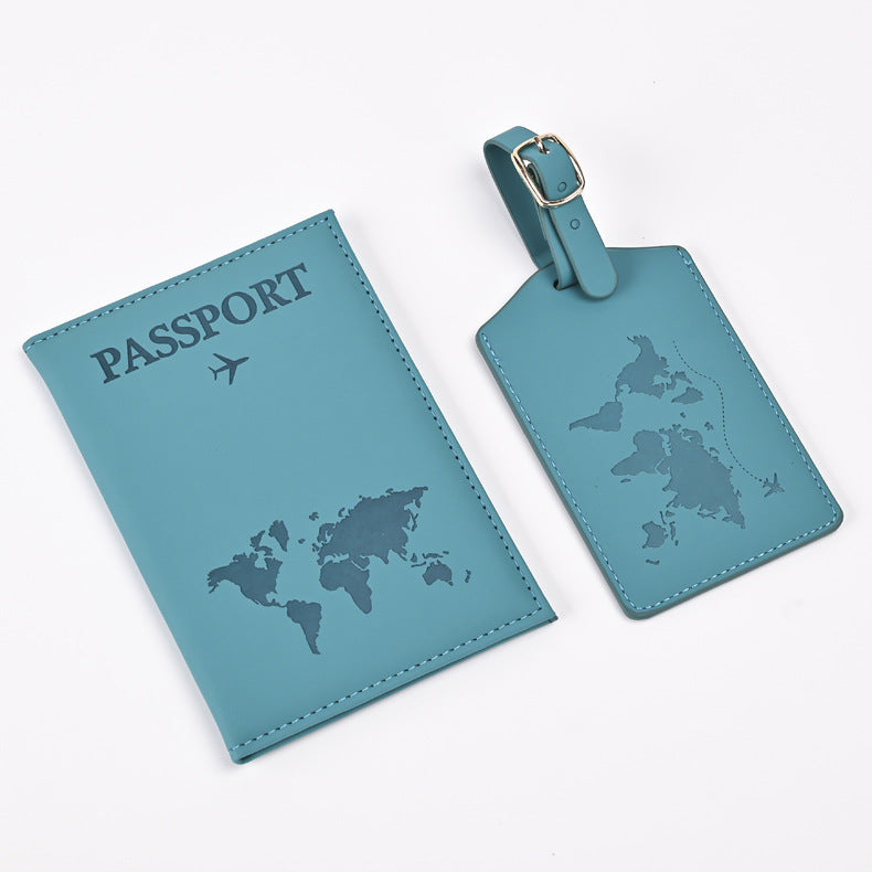 Changing Map Style Passport Cover Tag Card Holder