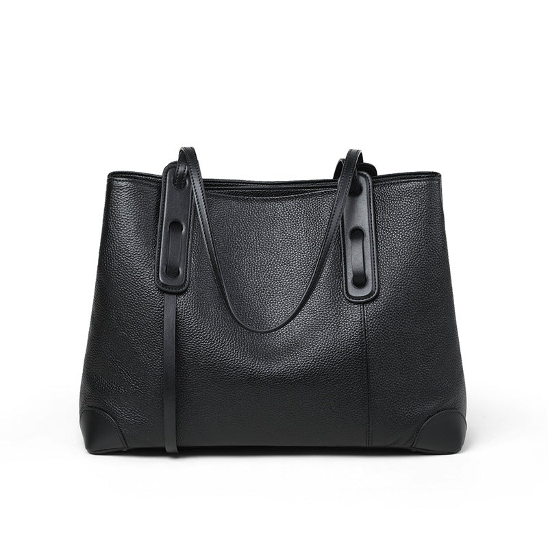 Women's Summer Genuine Leather Large Capacity Portable Women's Shoulder Bag