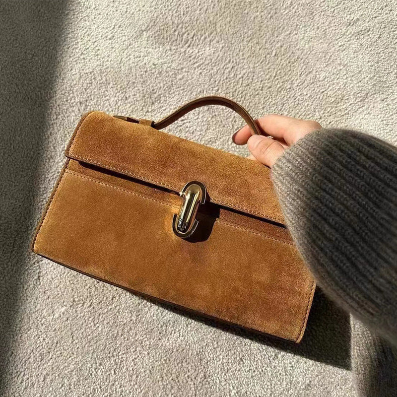Women's Minority High-grade Light Luxury Suede Frosted Handbags