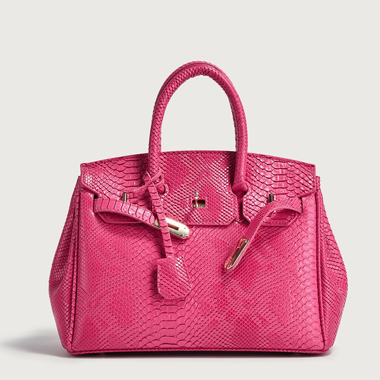 Women's Snakeskin Pattern Trendy Large Capacity Versatile Shoulder Bags