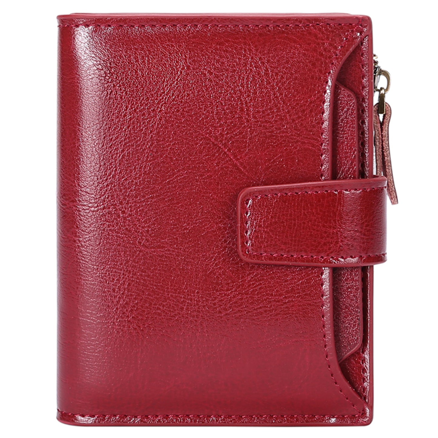 Women's Leather Short Korean Style Multifunctional License Ladies Wallets