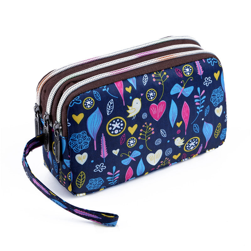 Women's Korean Printed Mobile Running Cloth Purses