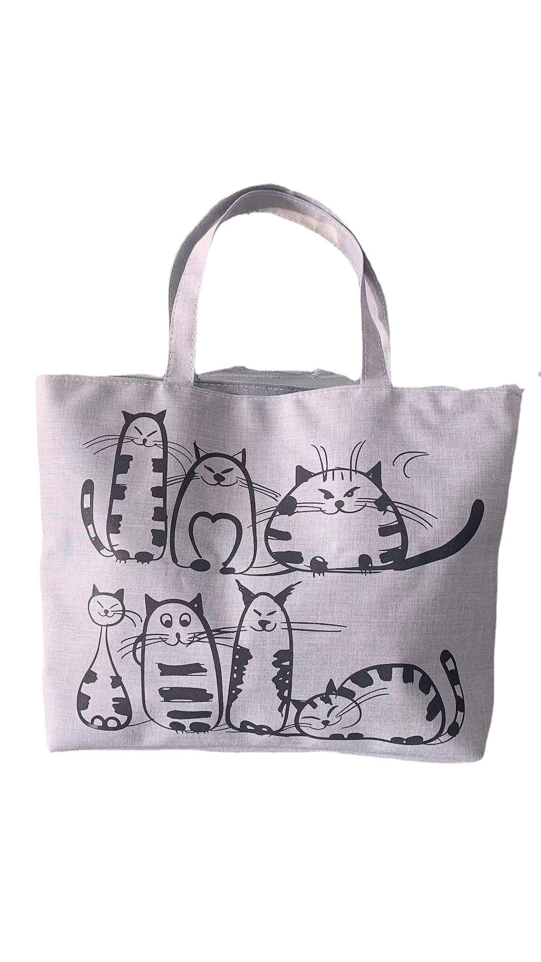 Women's Canvas Artistic Cloth Large Capacity Class Shoulder Bags