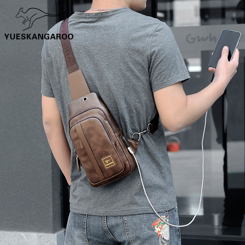 Pretty Glamorous Men's Fashion Korean Style Men's Chest Bags