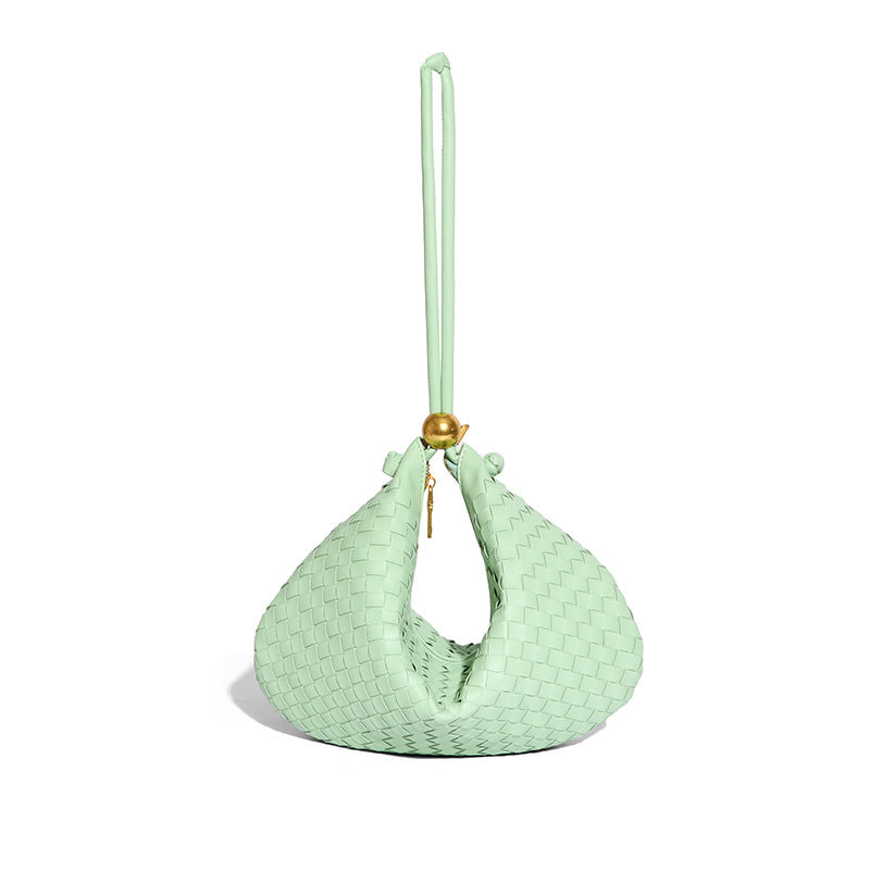 Women's Fashion Underarm Fresh Solid Color Dumpling Shoulder Bags