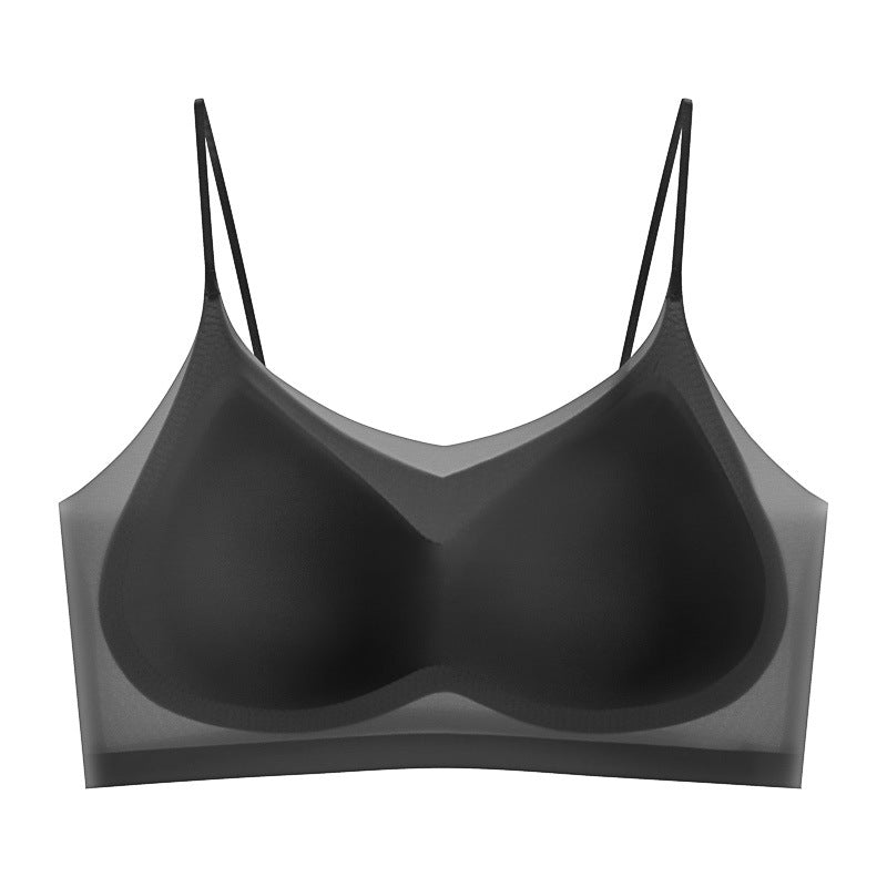 Women's Small Chest Push Up Ice Silk Seamless Everyday Bras