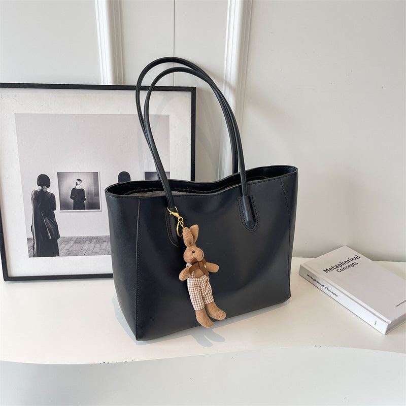 Women's Large Capacity Summer Fashion Retro Textured Women's Shoulder Bag
