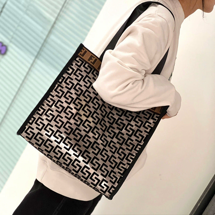 Hollow Large Capacity Shopping Fitness Yoga Handbags