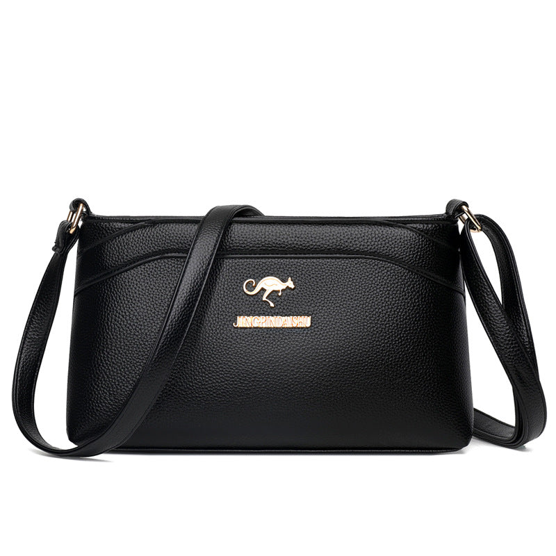 Women's Fashion Mom Soft Leather Large Capacity Shoulder Bags