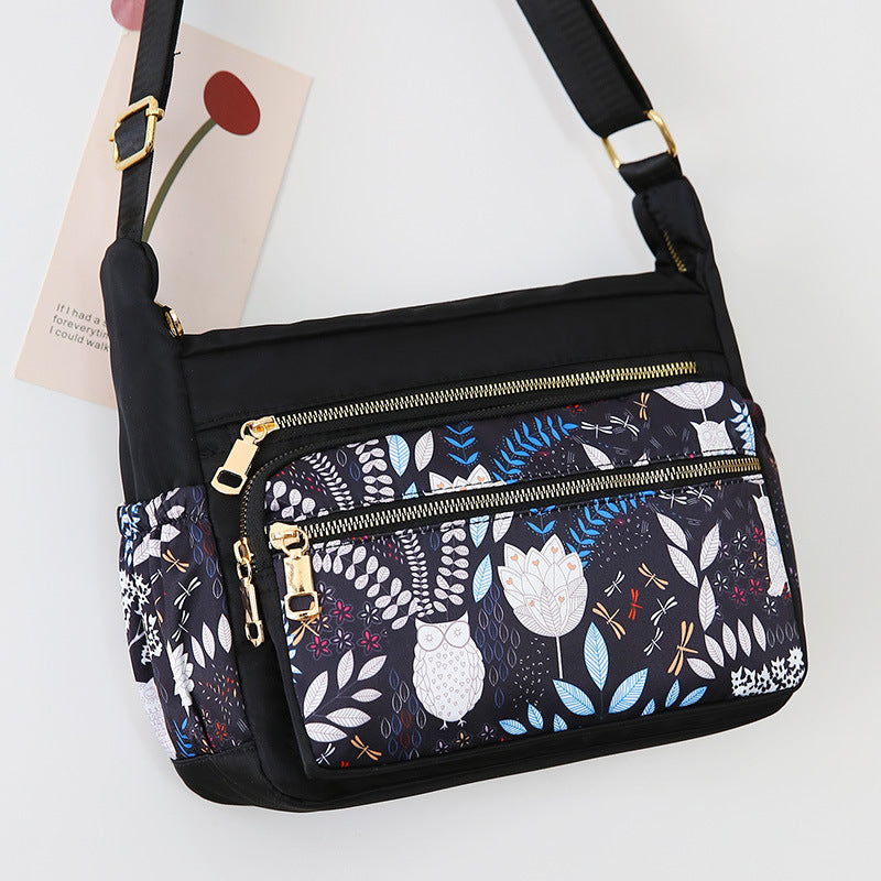 Women's Fashion Nylon Cloth Mummy Canvas Stall Shoulder Bags