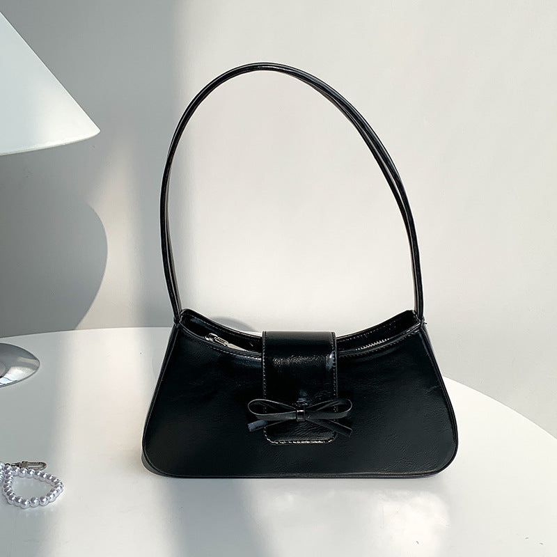 Women's Style Niche Commuter Underarm High-grade Red Shoulder Bags