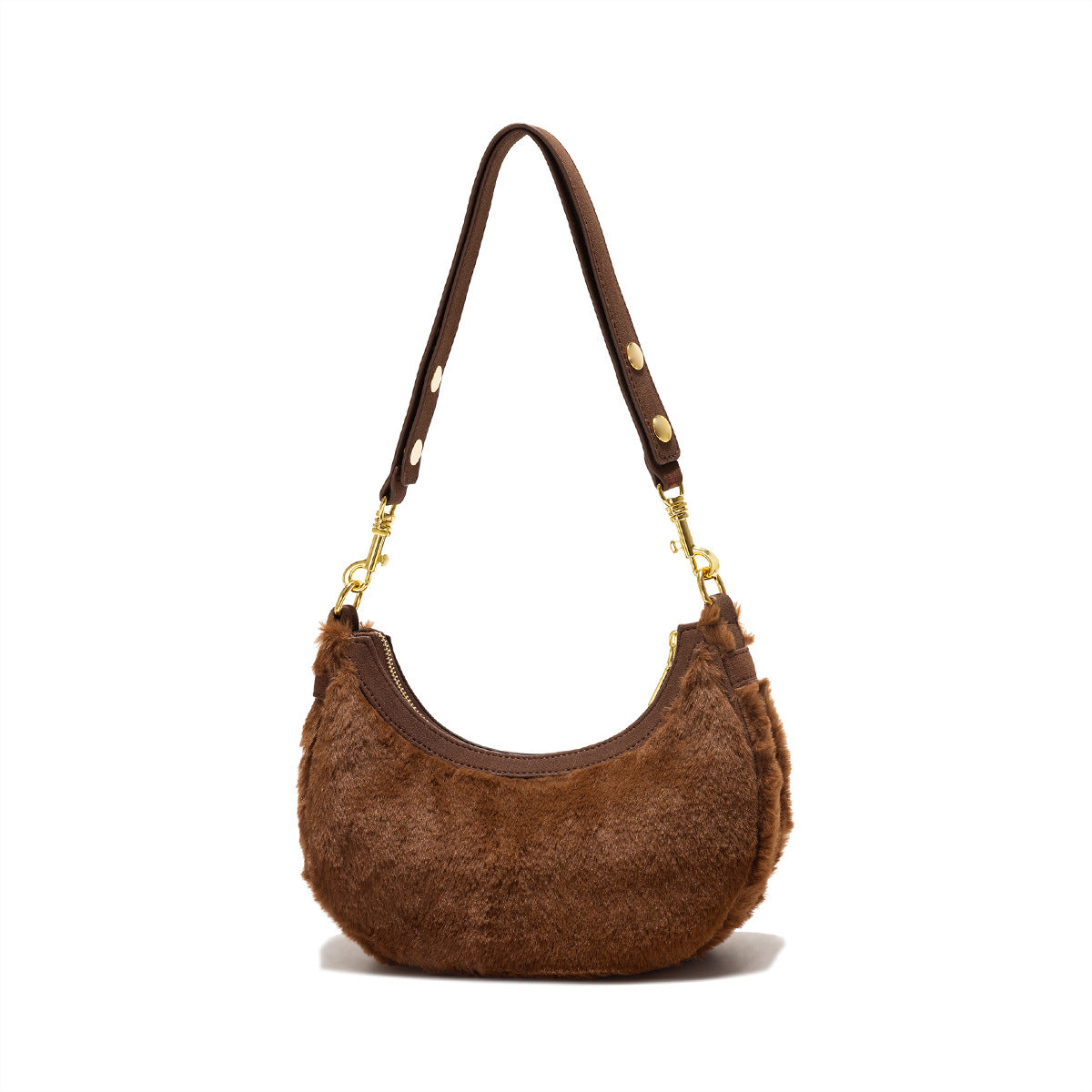 Winter Niche Plush Underarm Selenodont High-grade Bags