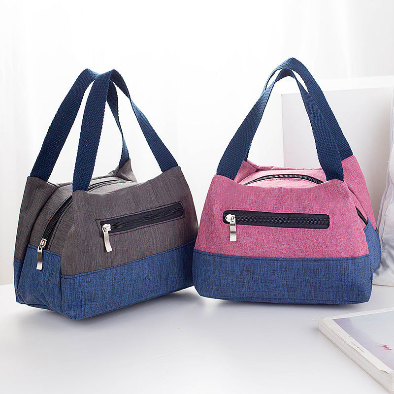 Women's Canvas Large Capacity Lunch Box Cloth Handbags