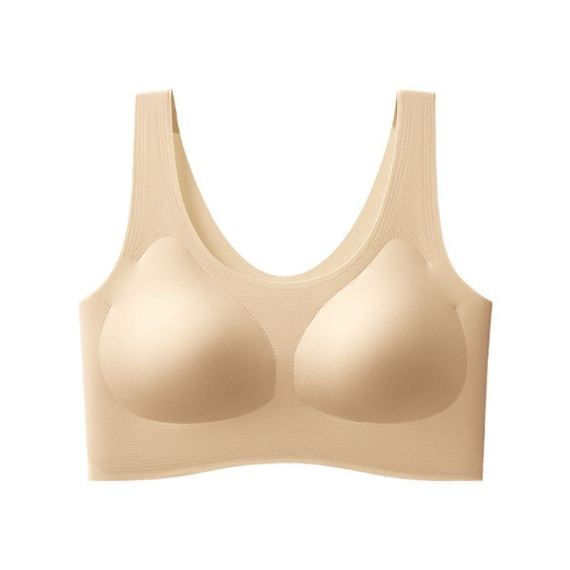 Women's Back Big Chest Small No Steel Bras