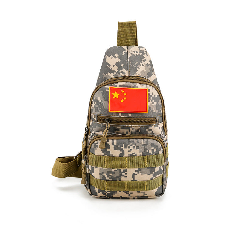 Men's Army Fan Waterproof Camouflage Slingshot Men's Chest Bags