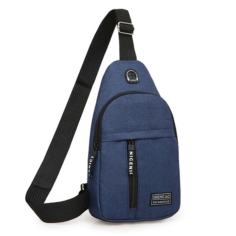 Men's Fashionable Convenient Oxford Cloth Cashier Men's Chest Bags