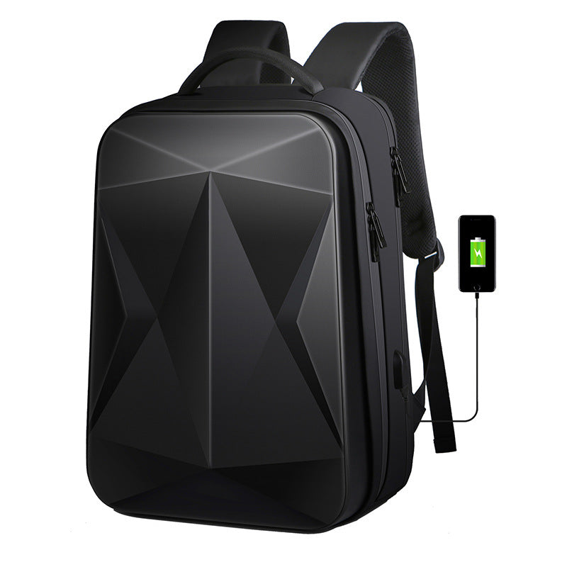 Men's Waterproof Leisure Large Capacity Hardshell Backpacks