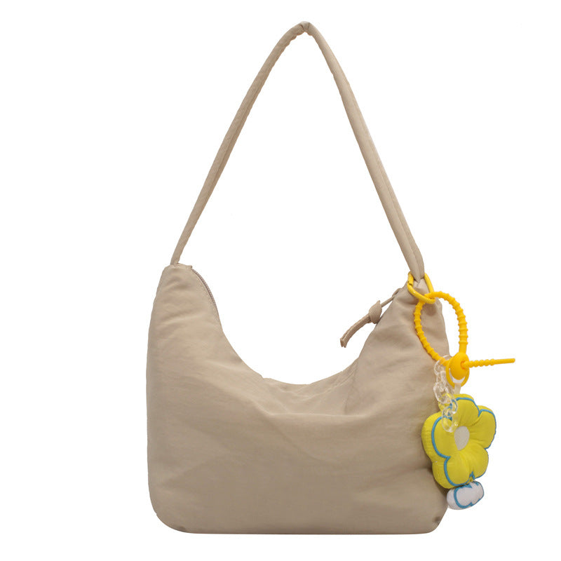 Women's Color Large Capacity Soft Glutinous Nylon Bags