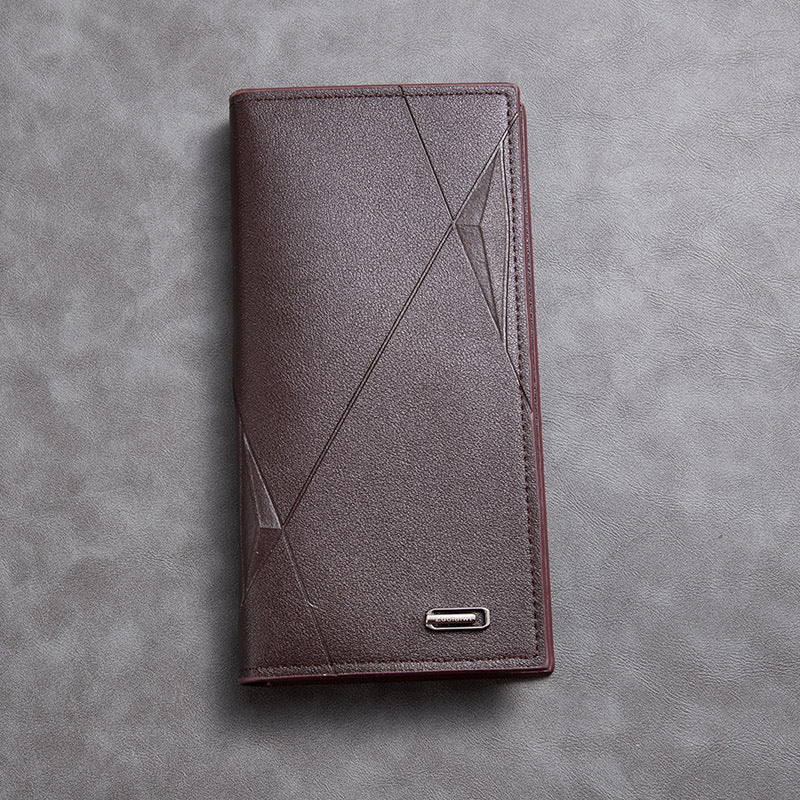 Men's Thin Soft Leather Large Capacity Multiple Men's Wallets