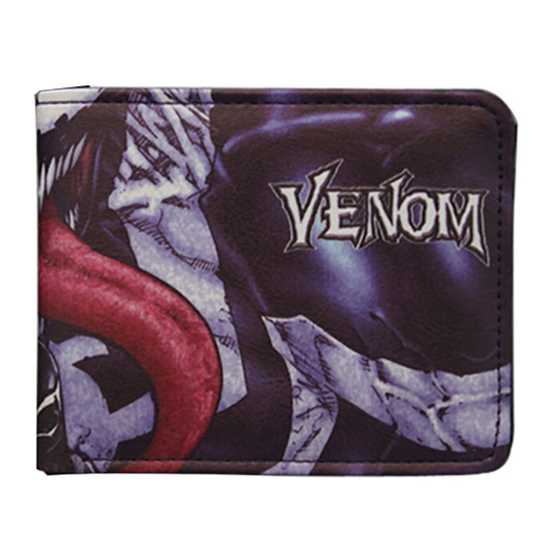 Men's Heros Short Black Spider Green Less Ladies Wallets