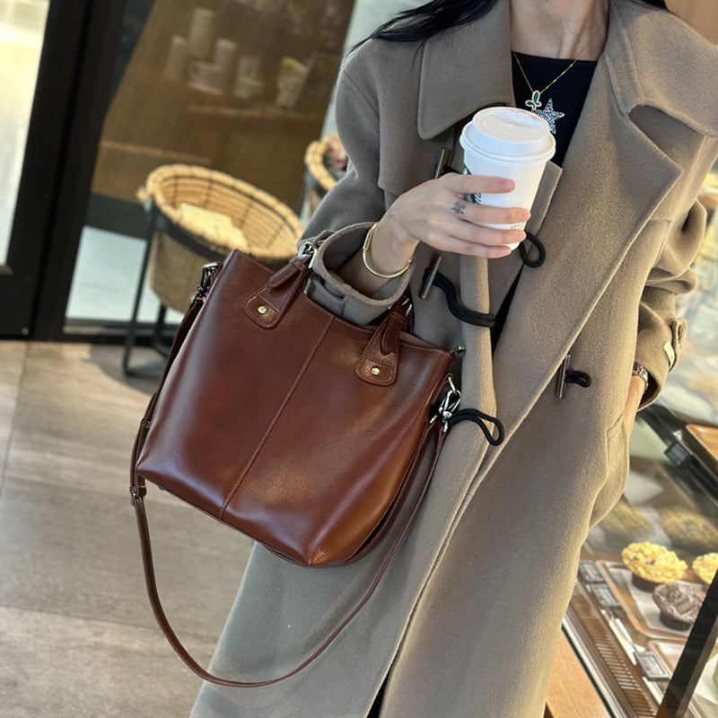 Comfortable Women's Genuine Leather For High-grade Women's Shoulder Bag
