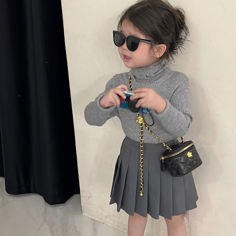 Women's & Children's & Golden Ball Camellia Mini Chic Crossbody Bags