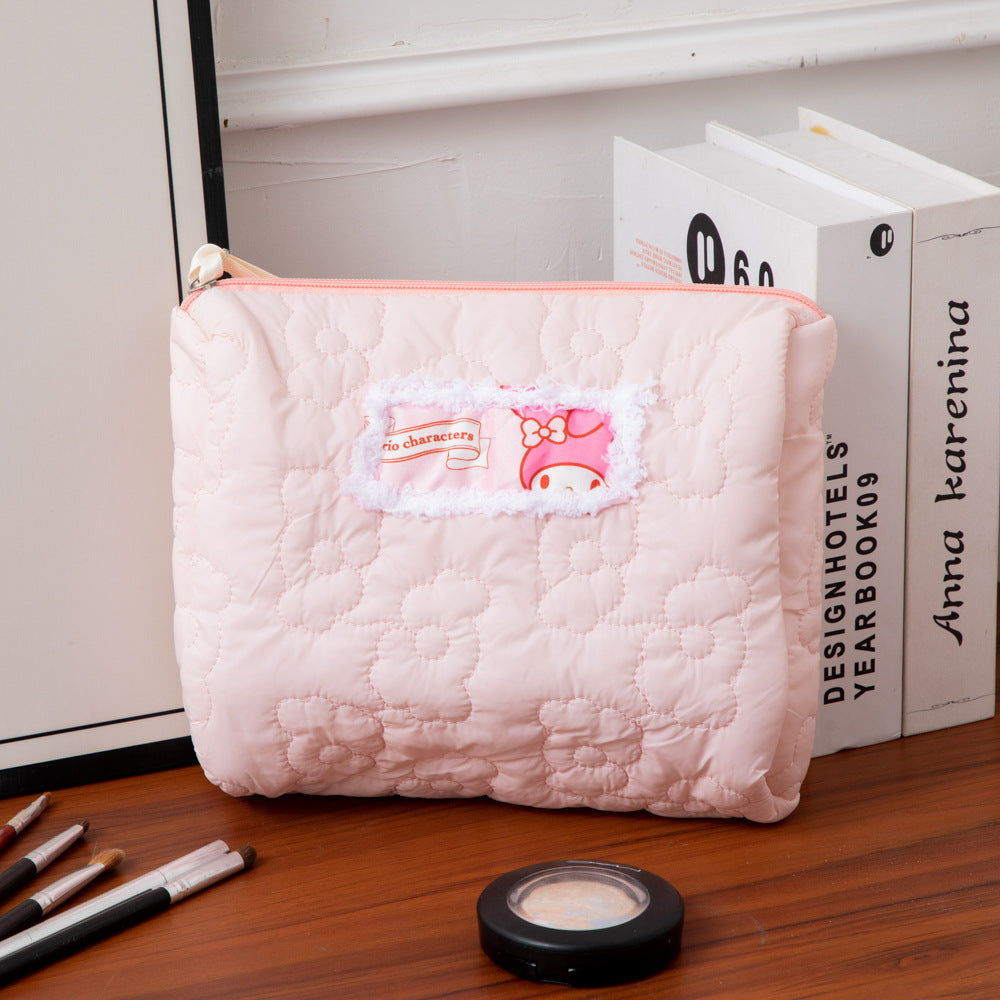 Cute Large Capacity Cat Portable Heart Storage Cosmetic Bags