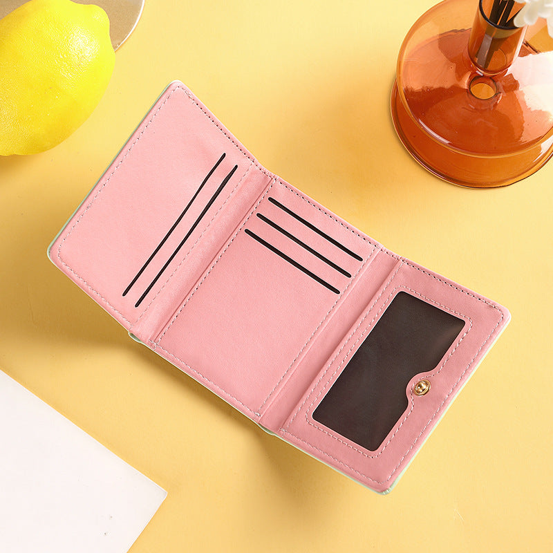 Creative Durable Versatile Short Design Cute Ladies Wallets